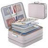Nacial 5200℉ Fireproof Document Box with Lock, Expandable Document Organizer,