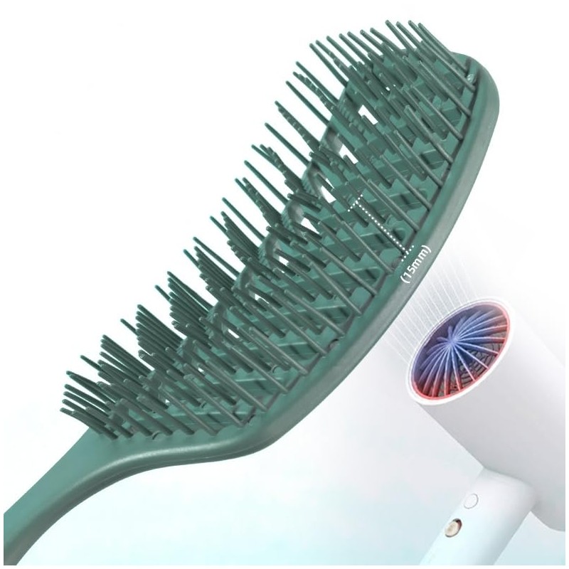 2 Cepillos de Ventilación para Desenredar con Paleta con Dientes
