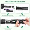 ESCO LITE Blacklight Flashlight 128 LED UV Flashlight, Upgraded Bright