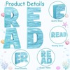 4 Pcs Reading Corner Decor for Classroom, Blue, Ocean