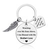 Brother Memorial Gifts Brother Keyring Gift for Women Men In
