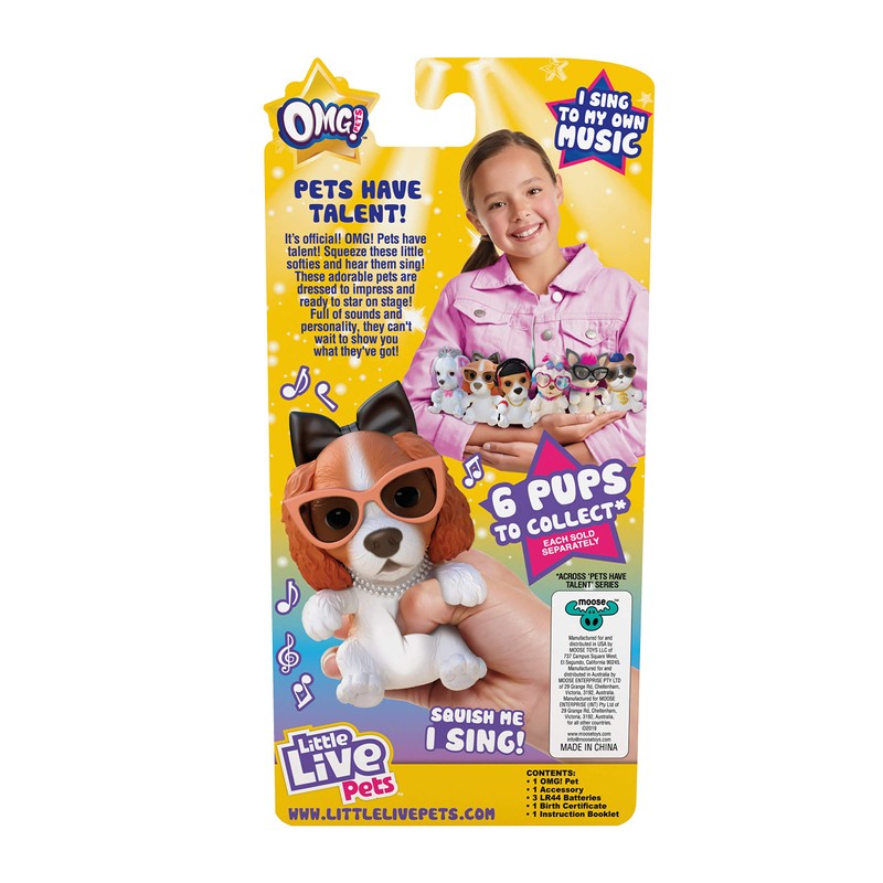 Little Live OMG Pets Have Talent Single Pack - DJ