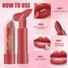 Glitter Lipstick,Moisturizing Lip Glaze | Set of 6 Moisturizing Lipstick,