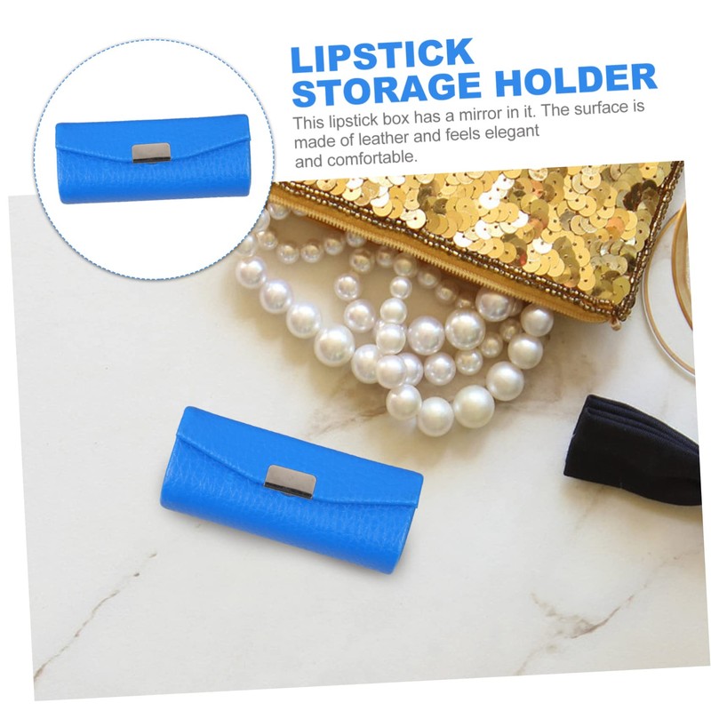 Healeved Lipstick Storage Holder Lip Gloss Case Small Lipstick Container
