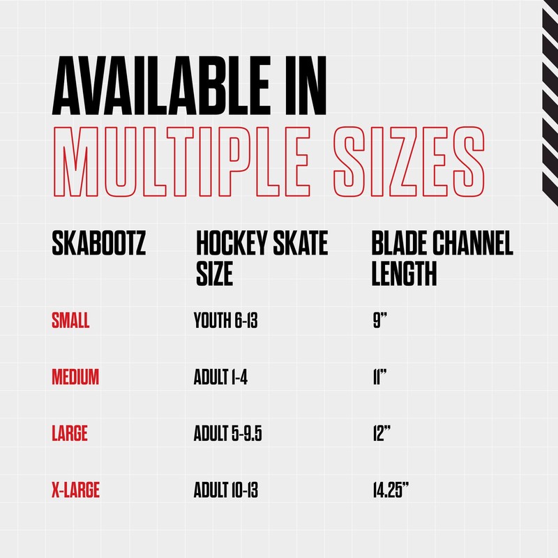 SKAboots Walkable Hockey Skate Guards - Small - Fits Youth