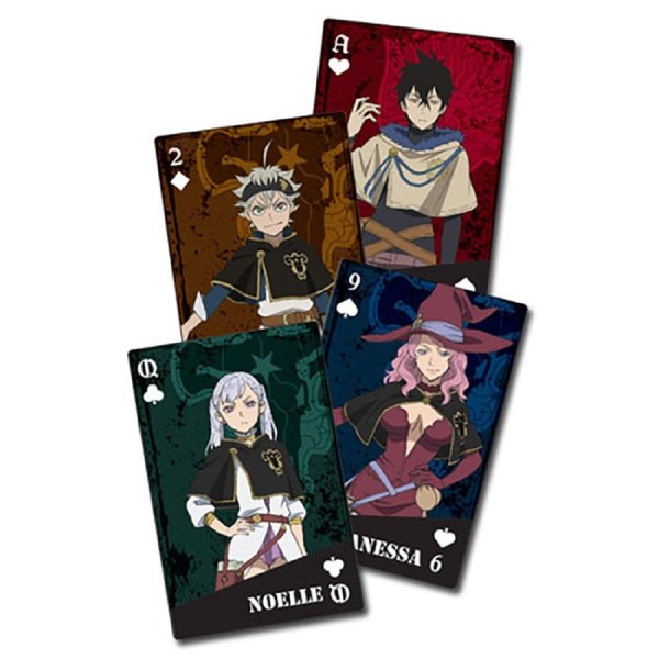 Great Eastern Entertainment Black Clover Anime Group Playing Cards