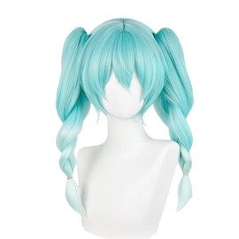 Long Pen, Bunny Girl, Twin Tails, Braid, Cosplay Wig, Mixed Colors, Wig, Costume, Long Wig with Net, Lolita Wig, Two-Dimensional, Cultural Festivals