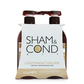 Saryna Key Damage Repair Light Shampoo & Conditioner 16.9 oz Each, Beige