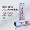 Tenergy High Drain NiMH Rechargeable Battery Combo, 4xAA and 4xAAA