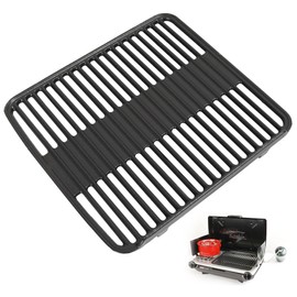 Cast Iron Grill Grates for Coleman 2-in-1 Camping Grill, Cooking Grid for Coleman 2 Burner Propane Stove, Fits Coleman Classic 2-Burner 2157480 2000020929 2000020925 2157480 ‎2000038016 Propane Stove