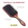 Kent LPB1 Large Paddle Cushioned Hair Brush - Grooming, Detangling,