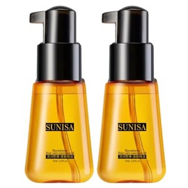 2pcs Aceite Capilar Hidratante Anti Frizz, Tratamiento Nutritivo para Cabello Seco y Dañado, Iluminador de Rizos, Control de Puntas Abiertas y Brillo Intenso