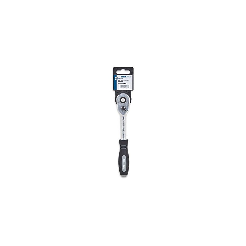 Omega Mechanix M0380 Ratchet Handle 3/8 Drive Socket, 45 teeth