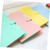 Operitacx Folder Snap Closure Plastic A4 File Folder 5 Expandable