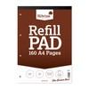 Silvine A4 Refill Pad - Lined (160 Pages) Single