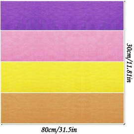 4Pcs African Exfoliating Net, BetterJonny 30 * 80cm Nylon Bath Sponge Net 4 Colors Long Net Sponge Exfoliating Shower Body Scrubber Back Scrubber Skin Smoother