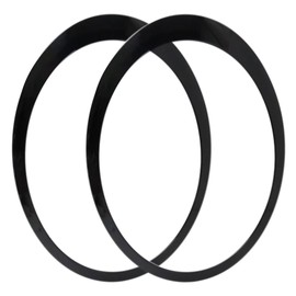 Zafina-UP Replacement 51137149905 51137149906 Headlight Trim Ring Left+Right Compatible for Mini Cooper Hot Chili Convertible 2-Door 1.6L 1597CC 98Cu. In. l4 GAS SOHC Turbocharged 2010