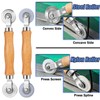 King&Charles Window Screen Door Repair/Replacement Kit, Include Black Screen Mesh