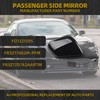 Dasbecan Right Passenger Side Mirrror Assembly Compatible with Ford Mustang