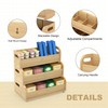 Wisuce Tea Holder for Tea Bags Organizer - Bamboo Tea