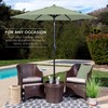 Best Choice Products 7.5ft Heavy-Duty Round Outdoor Market Table Patio