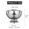 Turbokey 18/10 Stainless Steel Footed Sherbet Dish Mirror Finished Ice