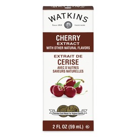 Watkins Cherry Extract with Other Natural Flavors, Non-GMO, Kosher, 59ml, 1 Count