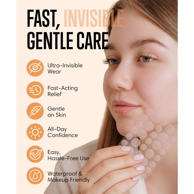 Absorbzit - The Everyday Hydrocolloid Pimple Patches, Ultra Thin Spot