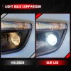CHUSYYRAY For 2007-2009 Ford Mustang Shelby GT500 Fog lights Bumper