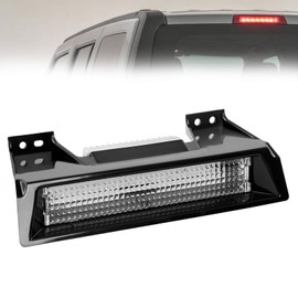 Misakomo Third Brake Light Compatible with Hummer H3 2006 2007 2008 2009 2010, LED High Mount Stop Lamp Replace 16HZ59C 19330403 10357891 15816671, 3rd Brake Lamp Clear Lens