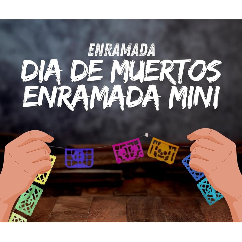 DECORACIÓN PAPEL PICADO PARA ALTAR DIA DE MUERTOS - KIT