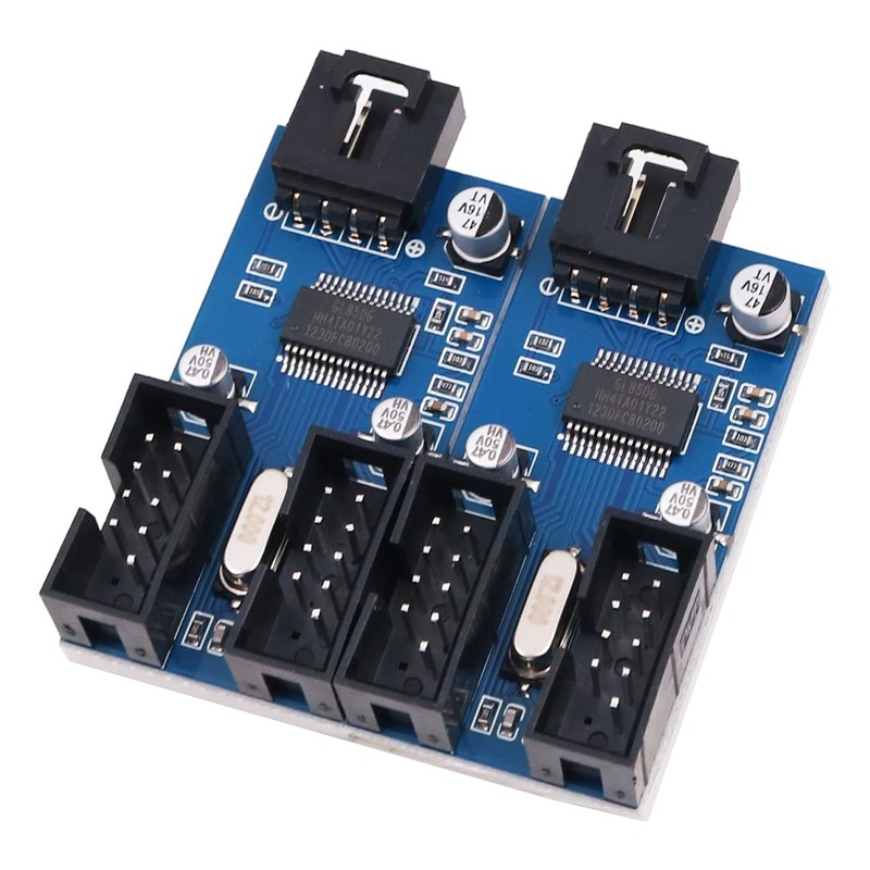 WANGCL 9 Pin USB 2.0 Header USB Header Splitter 1