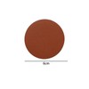 6 PCS Round Leather Coasters 10cm PVC Dual Sided Leather