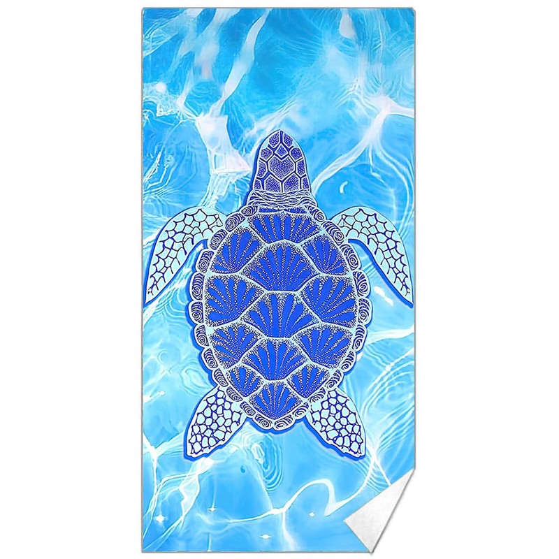 Tiardey 90x180cm Microfiber Lightweight Beach Towel Oversized Extra Large Thin