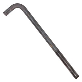 1"-8 x 18" L-Bolt Concrete Anchor Bolt - Plain Finish by Conquest Fasteners