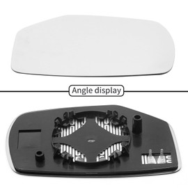 LIDSCURA 76253T2GA11 Driver Side Heated Mirror Glass with Rear Bracket Left Side View LH, Replacement for Honda Accord 2013-2017, Replaces HO1324117