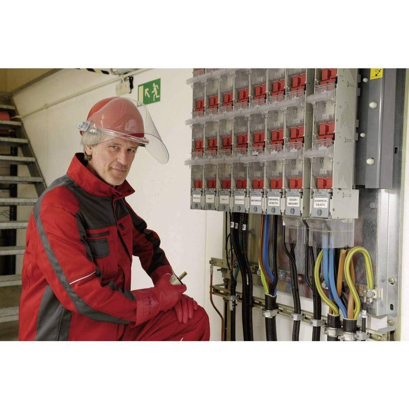 PE Electric Helmet 6 Point Yellow