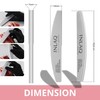 INLAQ® Nail File 100/180 for Nails, Manicure Nail Files, Double-Sided