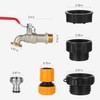 275-330 Gallon IBC Tote Tank Adapter,3-Size IBC Tote Adapter, 2.44"