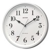 RHYTHM 8MY566SR03 Wall Clock, Radio Clock, Single Time, Small, Dual