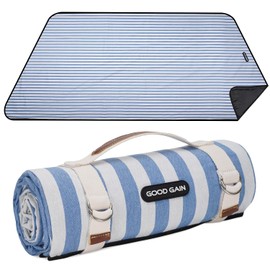 Mantas de picnic para exteriores, impermeables, extra grandes, tapete de playa, sin arena, plegable con correa de transporte, manta de camping portátil, manta de parque para césped, senderismo,