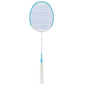 Yidome Carbon Fiber Badminton Racket 2.78oz Super Lightweight Badminton Racque for Outdoor Backyards Gym Park Playground Sports(Dog Light Blue)