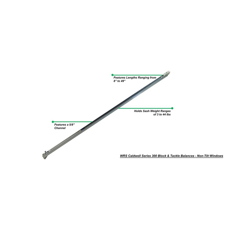 WRS Caldwell Series 300 Block & Tackle Window Balance –