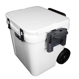 Tideline3D Fishing Rod Holder Compatible with YETI Roadie 32/48/60 Wheeled Cooler (Dark Gray)