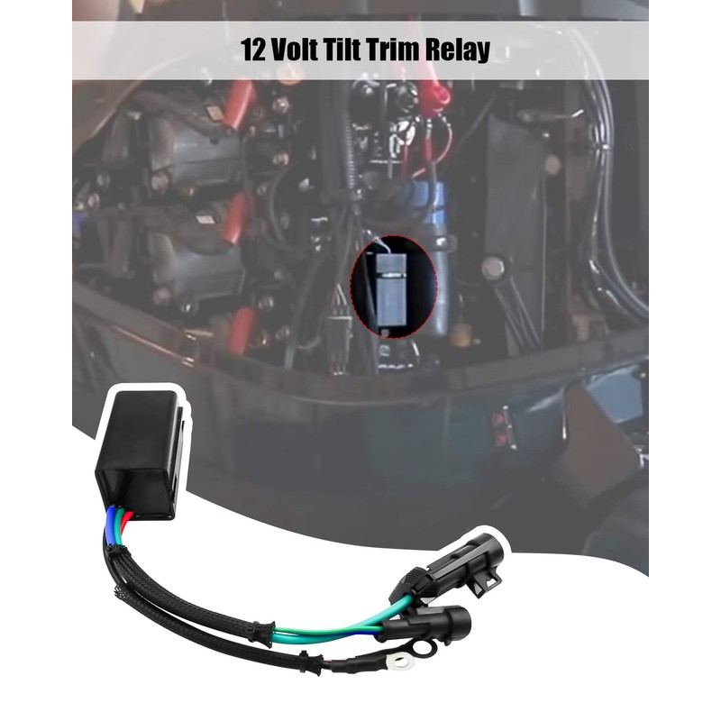 EMIHO 12V Tilt Trim Relay Compatible with Evinrude Johnson 15HP-300HP