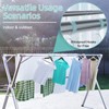 YACASA Clothes Drying Rack, 79 inch Heavy Duty Stainless Steel