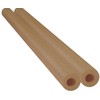 Chochkees Brown Floating Pool Noodles Foam Tube 2-Pack, Thick Hollow
