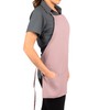 Pink Adjustable Bib Apron - 3 Pocket