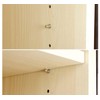 cSeao 125Pcs Shelf Pins Kit, 5 Styles Nickel Plated Shelf