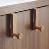 MDFAYE Over The Cabinets Hooks Coat Robe Towel Holder Door